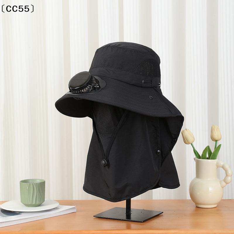 Men Fan Hat With Solar Panel W - огляд і ціна Bucket Hat Straw