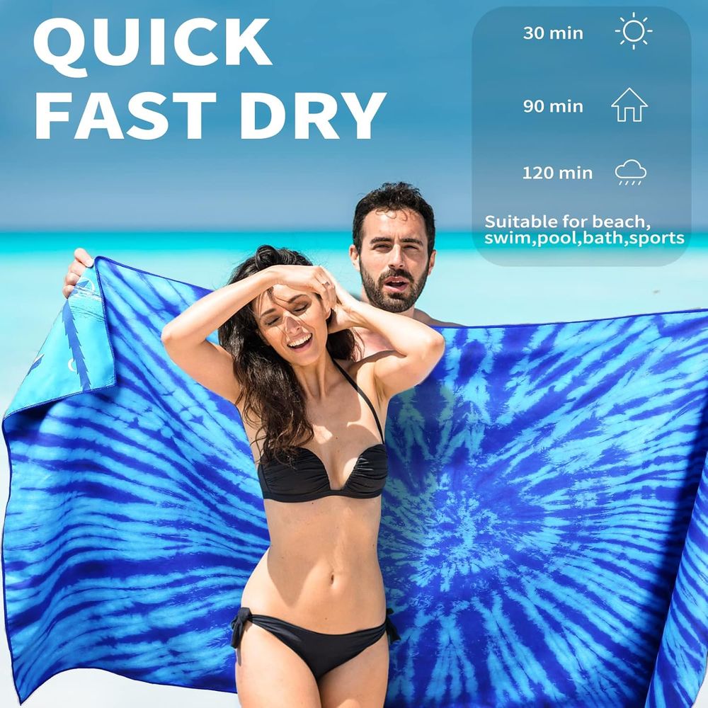 Lightweight Oversized 71x32 Be - огляд і ціна Beach Towel Large