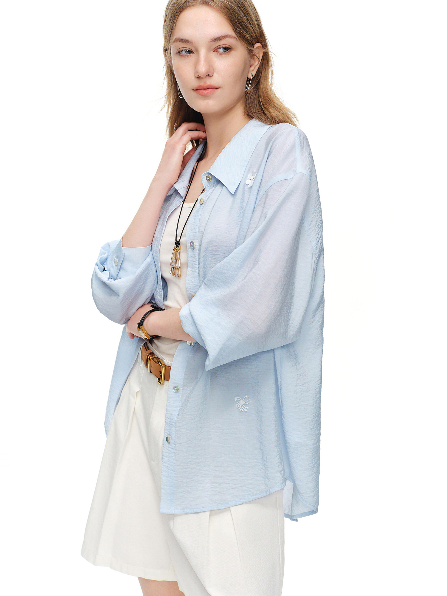 DUSHU 2026 Summer Women's Ligh - огляд і ціна Resort Shirt Floral