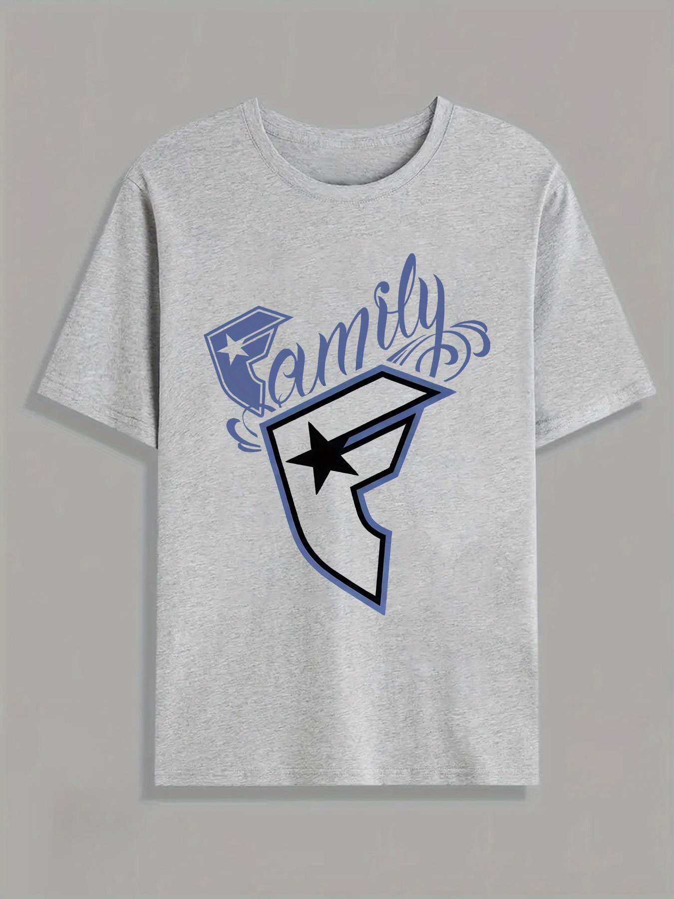 Men's Casual T-Shirt Family Gr - огляд і ціна Tee Graphic Print