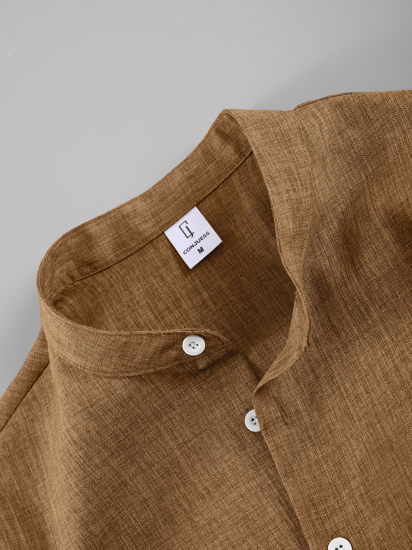 Summer Men's Cotton Linen Text - огляд і ціна Linen Shirt Breathable