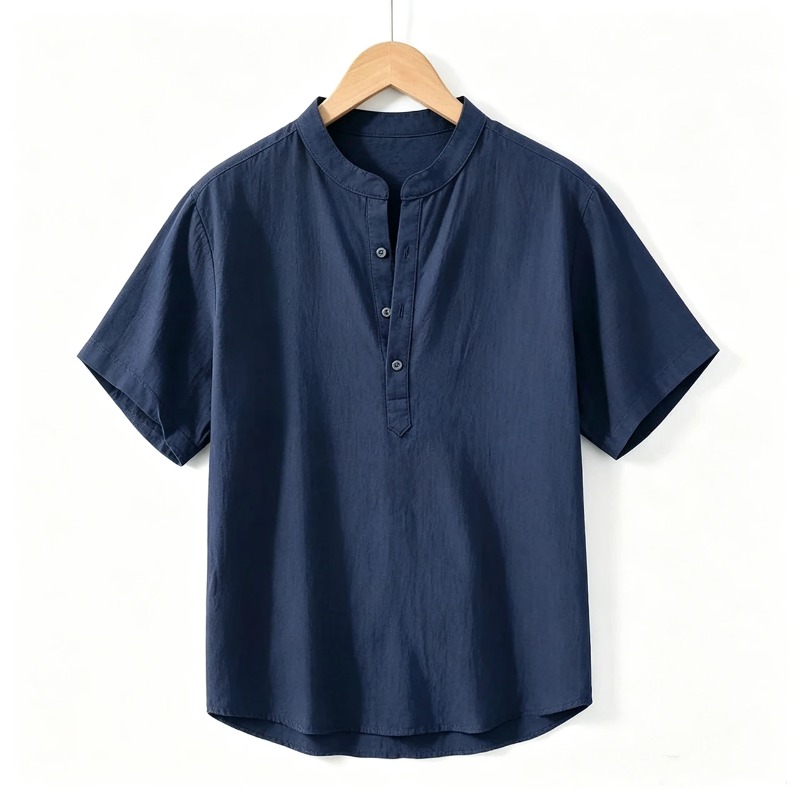Summer Thin Short-sleeved Shir - огляд і ціна Linen Shirt Breathable