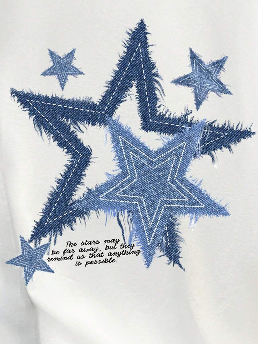 Men's White Loose Fit Graphic  - огляд і ціна Tee Graphic Print