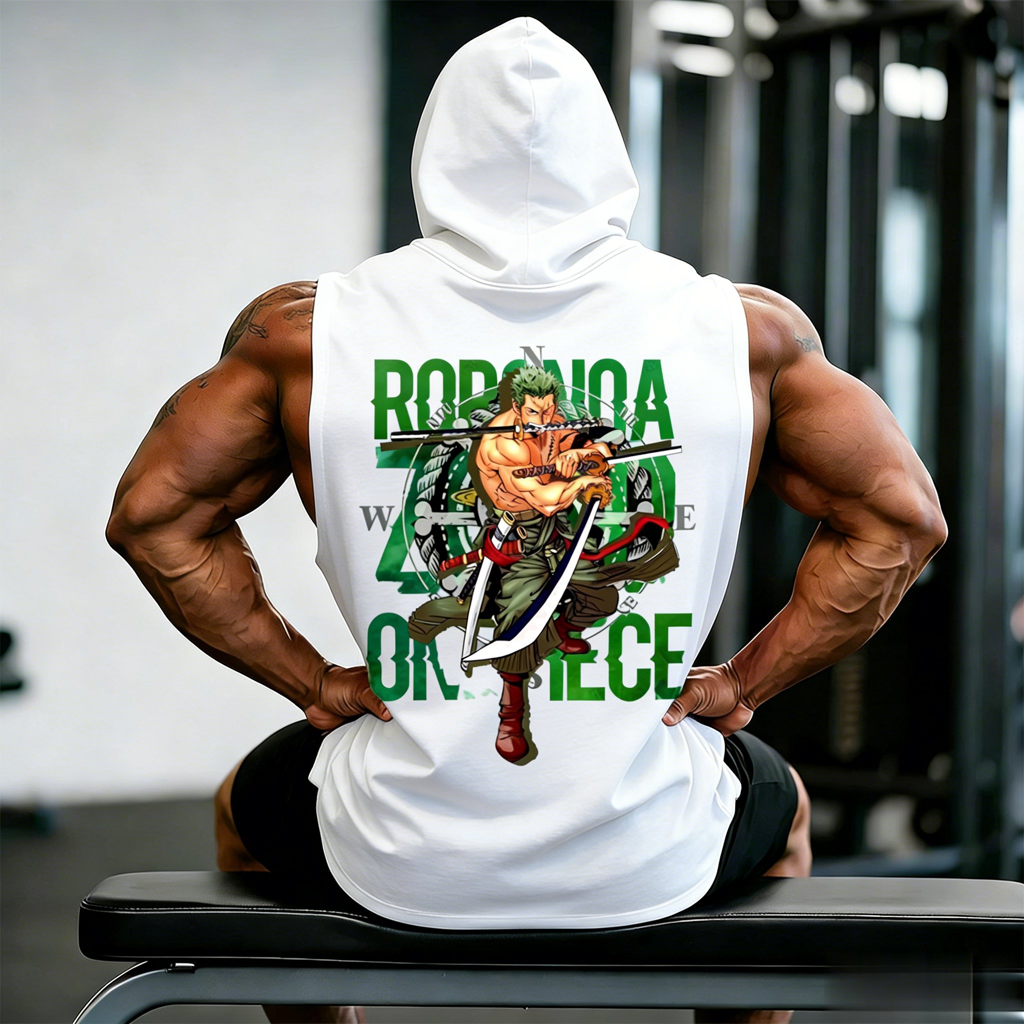 One Piece Zoro Roronoa Anime W - огляд і ціна Tank Top Muscle