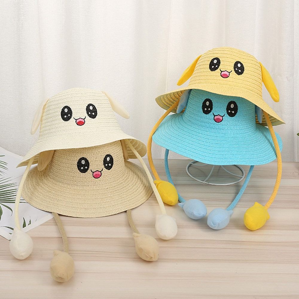 Summer Bucket Cap Moving Ears  - огляд і ціна Bucket Hat Straw