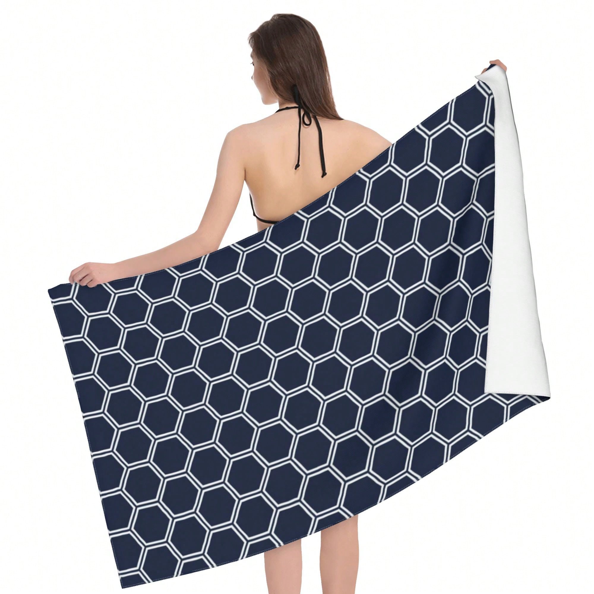 Geometric Pattern Cla1ssic StY - огляд і ціна Beach Towel Large