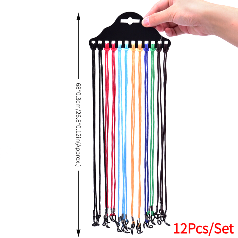 12Pcs/Set Nylon Chain Cord Eye - огляд і ціна Sunglass Retainer Cord