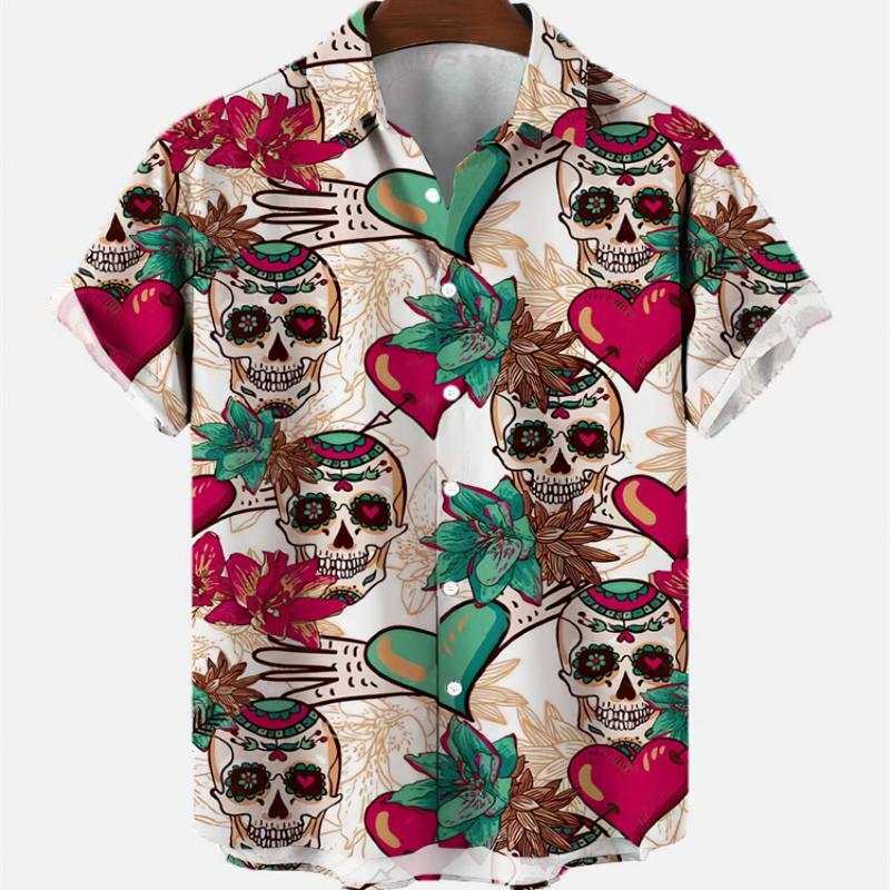 Summer Men's Fashion Casual So - огляд і ціна Resort Shirt Floral