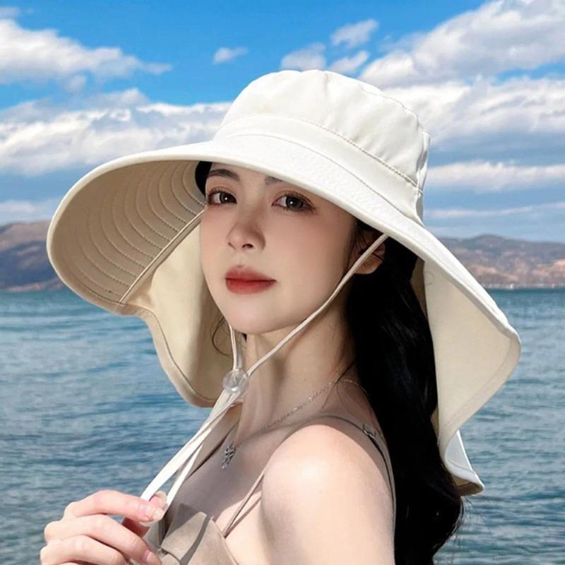 Outdoor UV Anti Neck Protectio - огляд і ціна Bucket Hat Straw