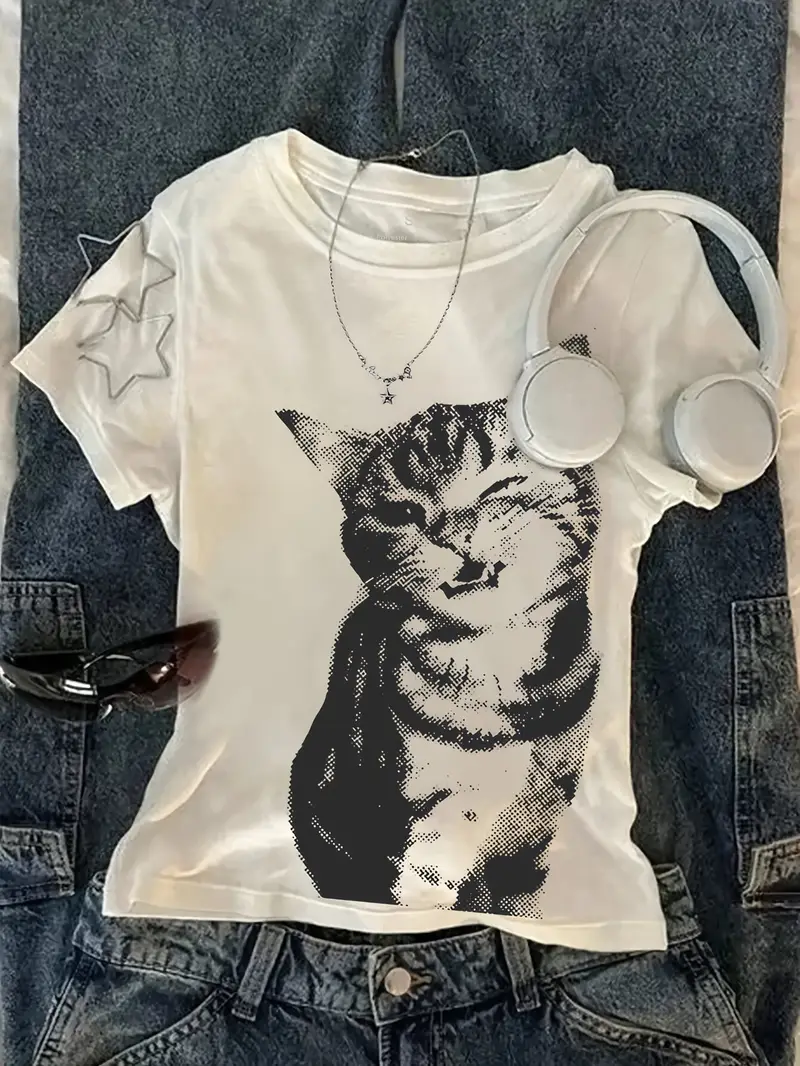 Summer Harajuku Letter Graphic - огляд і ціна Tee Graphic Print