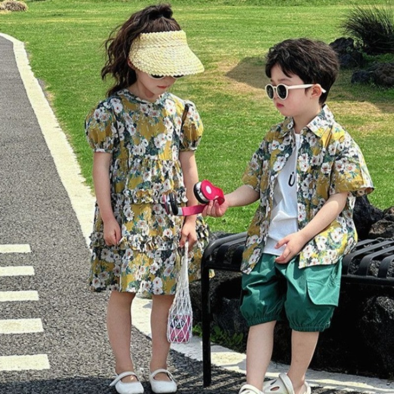 Vintage Floral Short Sleeve Sh - огляд і ціна Resort Shirt Floral