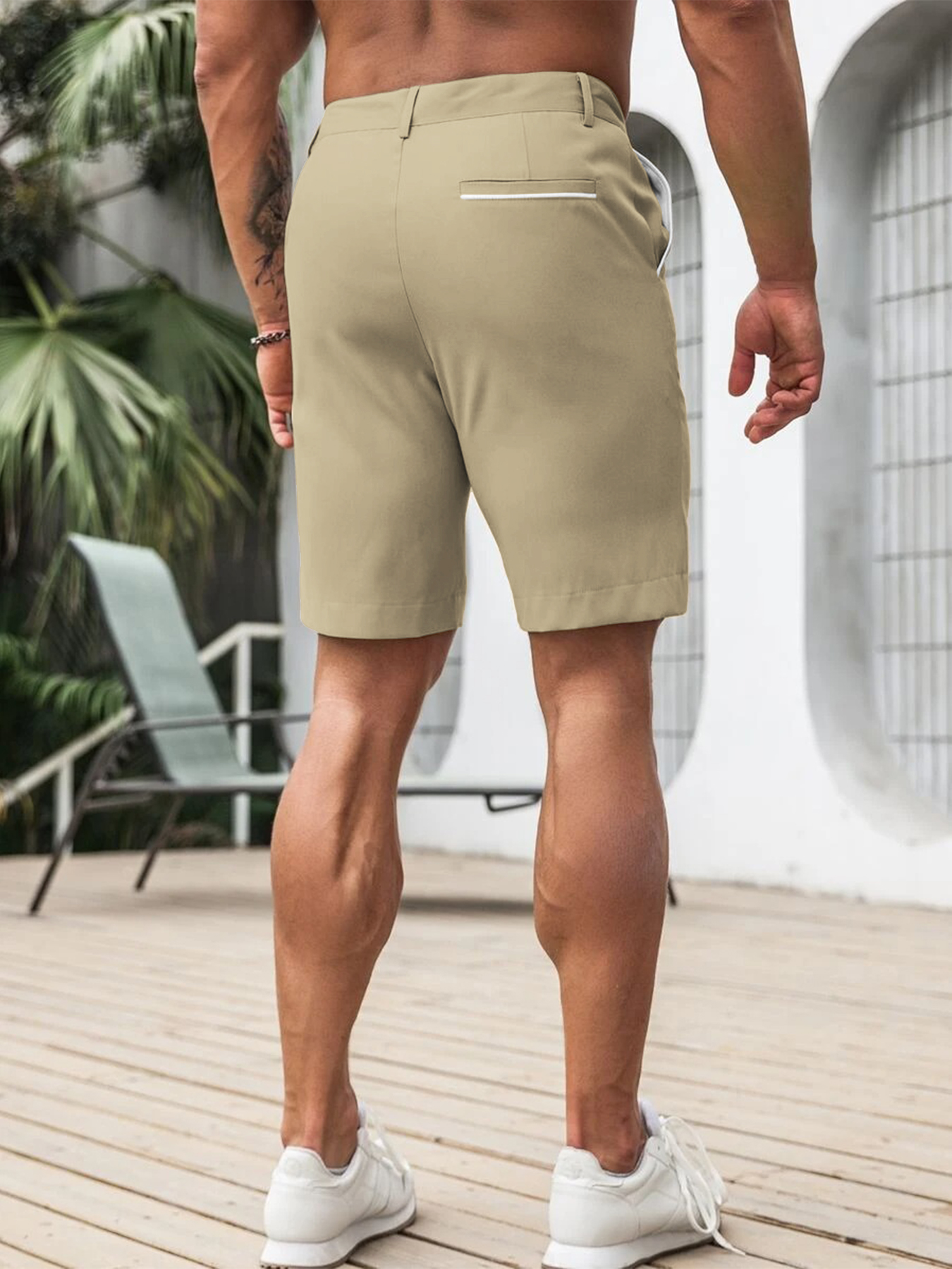 Men Fashion Slim Fit Chino Sho - огляд і ціна Shorts Chino Slim