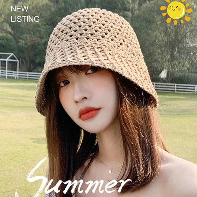 New Girls Sun Hat Wide Brim Fl - огляд і ціна Bucket Hat Straw