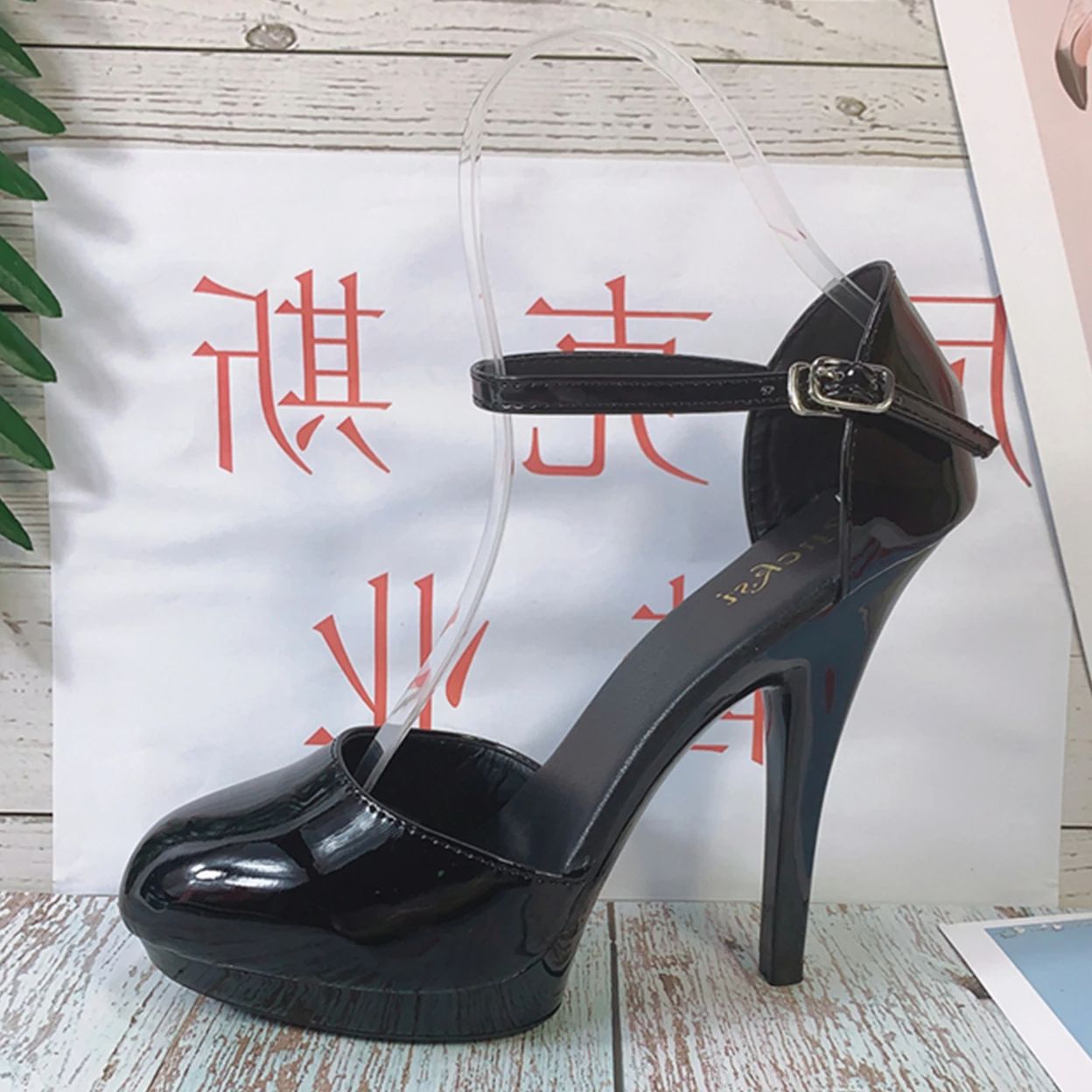 Women's Sexy 13cm High Heels P - огляд і ціна Casual Sandal Leather