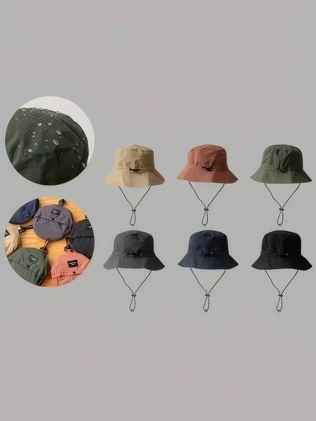 1 Pc Waterproof Bucket Hat, Fo - огляд і ціна Packable Hat Nylon