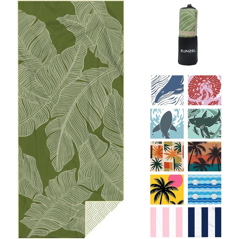 Large Quick-Dry Sand-Free Beac - огляд і ціна Beach Towel Large