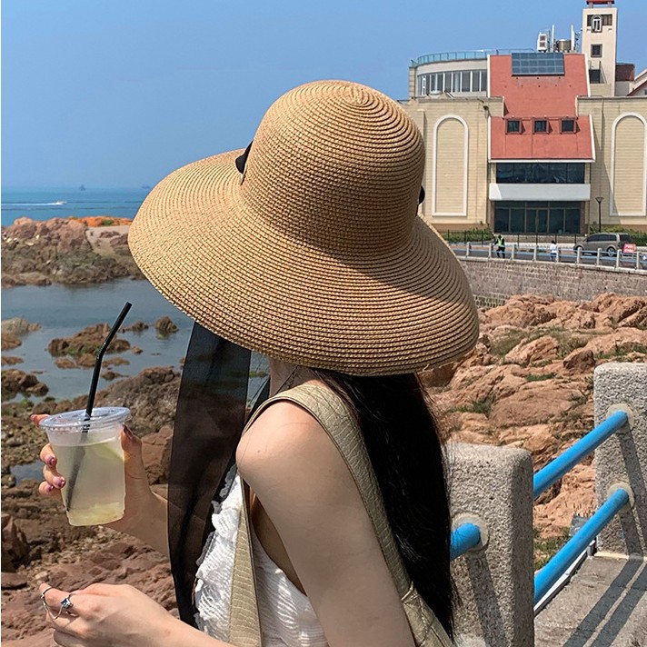 French Summer Elegant Long Rib - огляд і ціна Bucket Hat Straw