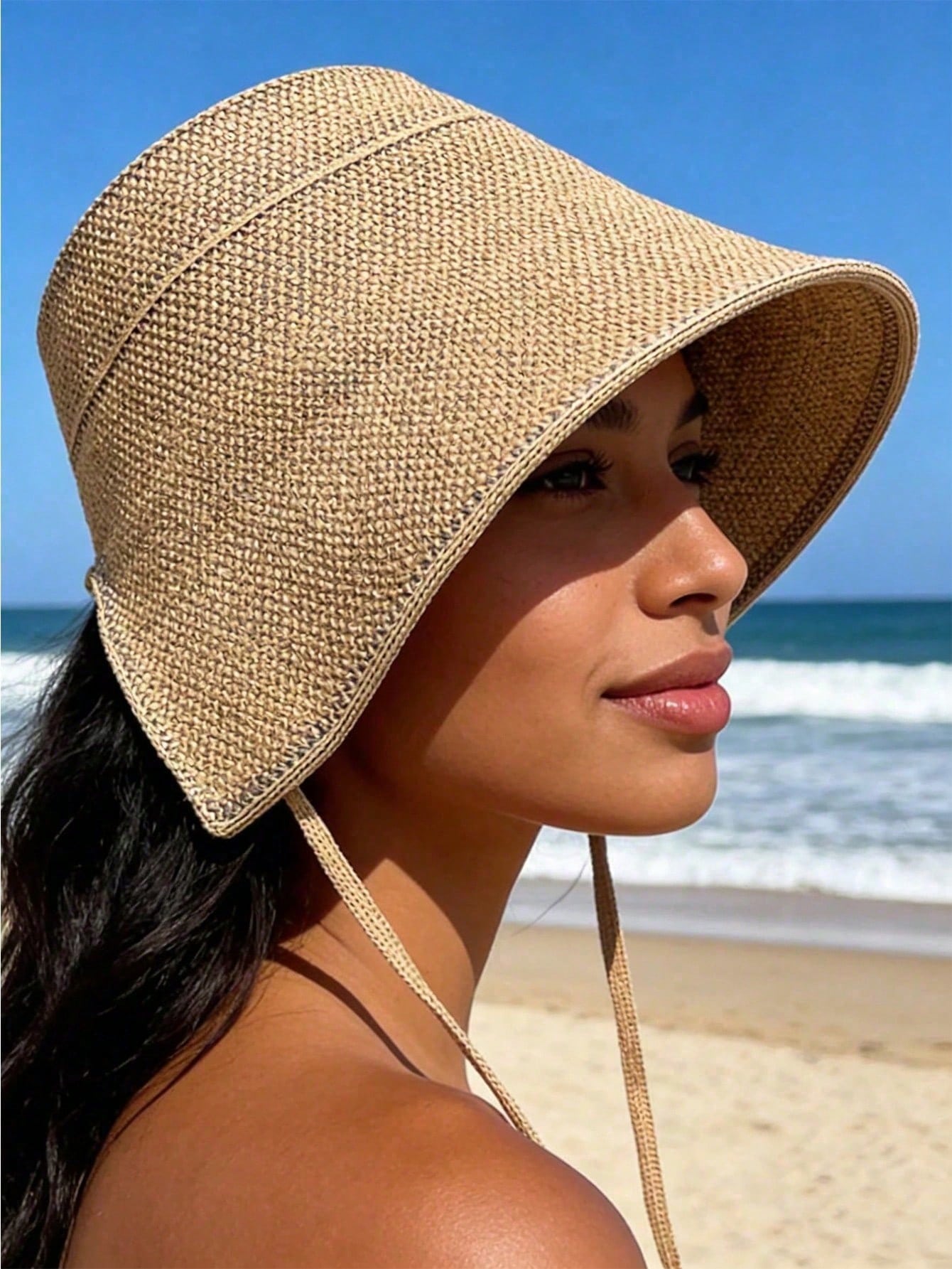 Straw Wide-Brim Sun Hat For Wo - огляд і ціна Bucket Hat Straw