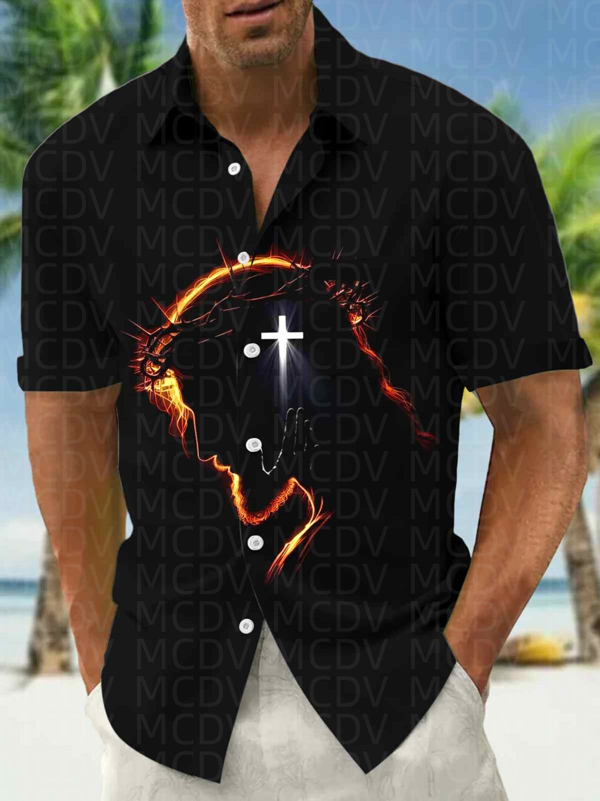 Insects Pattern Men's Hawaiian - огляд і ціна Shirt Camp Collar