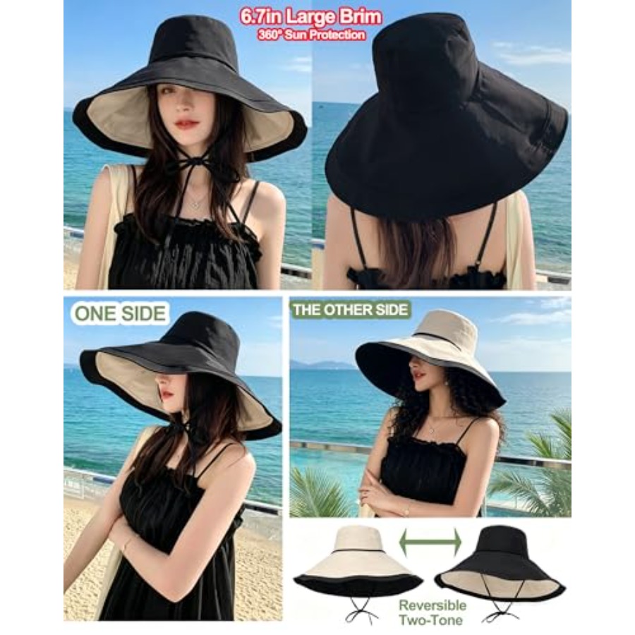 Extra Wide-Brim Sun Hats Women - огляд і ціна Packable Hat Nylon