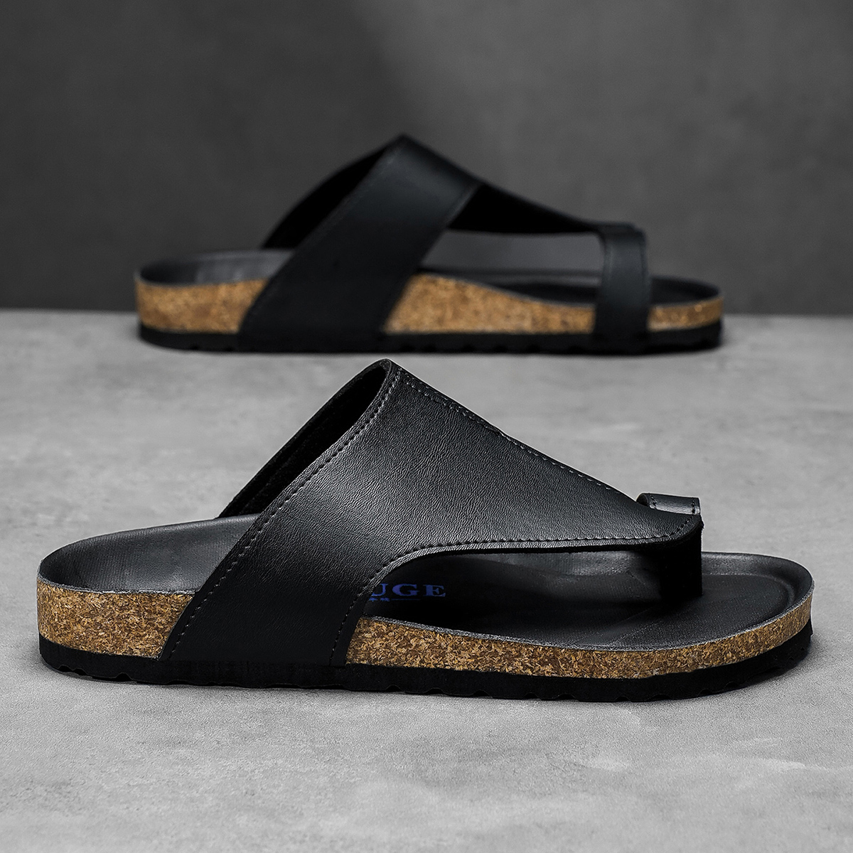 Big Size 48 49 Cork Slippers M - огляд і ціна Flip Flop Leather Men