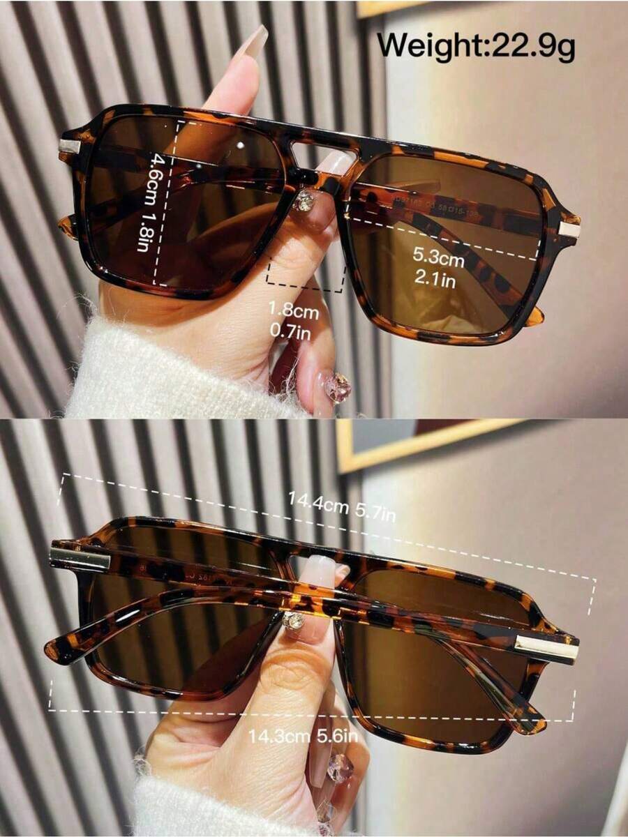Fashion Double Bridge Aviator  - огляд і ціна Sunglasses Aviator Polarized