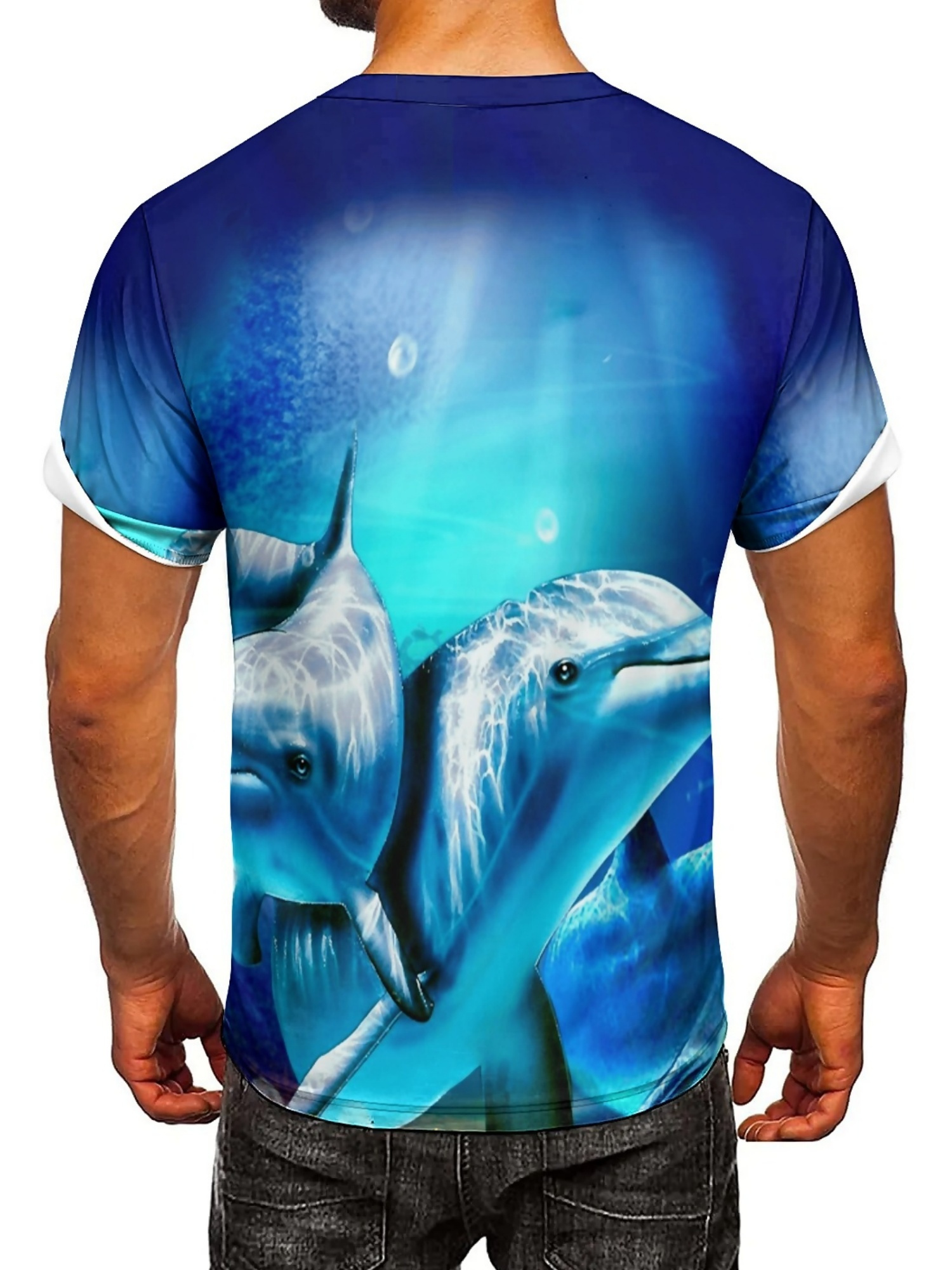 Men'S Ocean Animal Dolphin Pri - огляд і ціна Tee Graphic Print