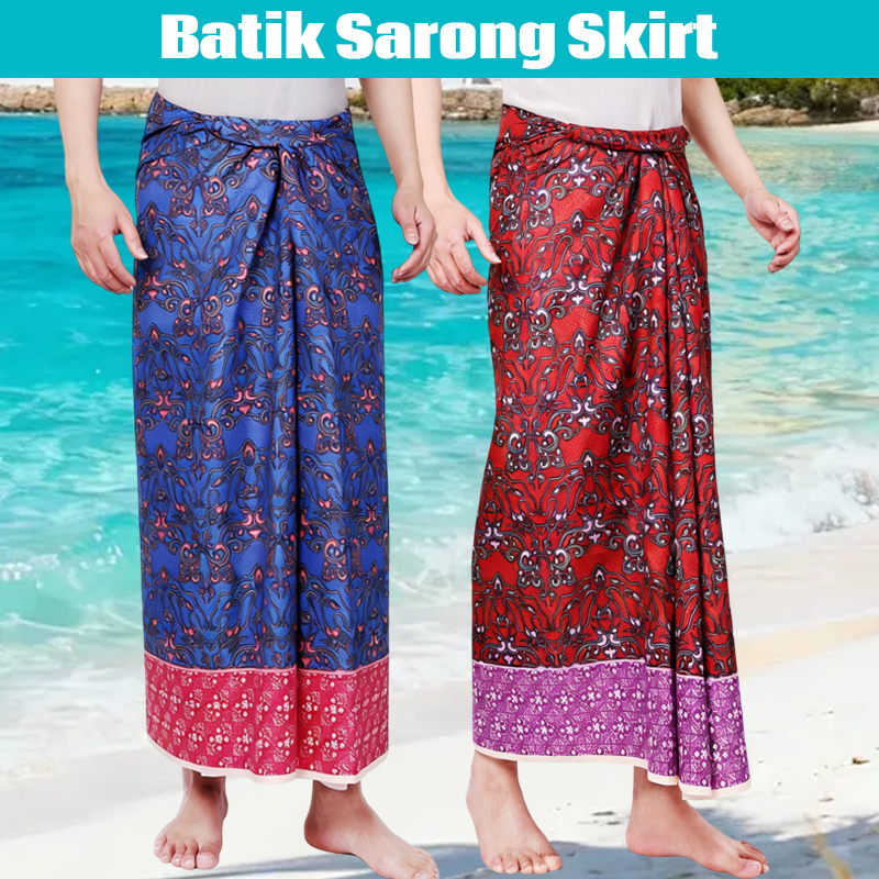 Men Women Batik Sarong Skirt E - огляд і ціна Sarong Men Wrap