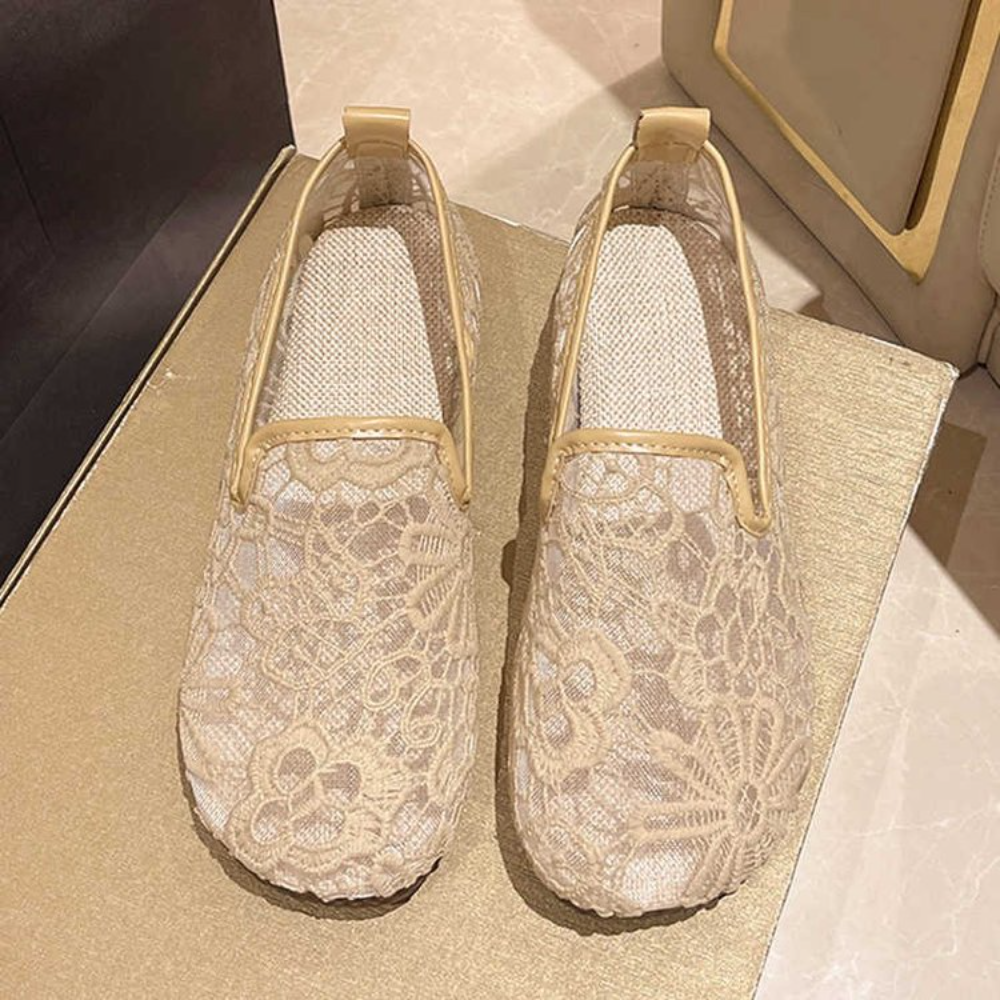 Chic Lace Mesh Hollow Out Espa - огляд і ціна Espadrille Slip On