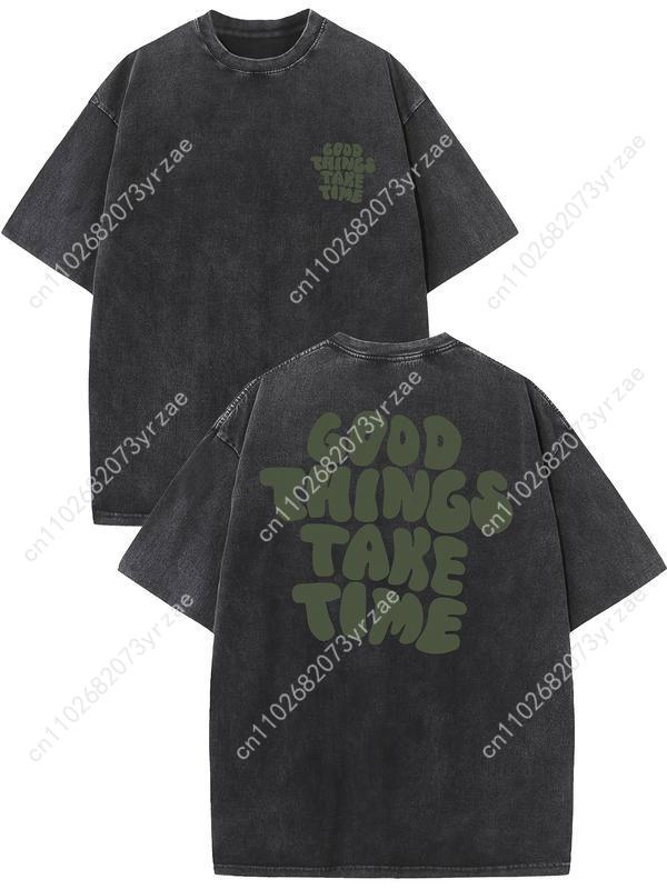 Good Things Take Time Retro Te - огляд і ціна Linen Shirt Breathable