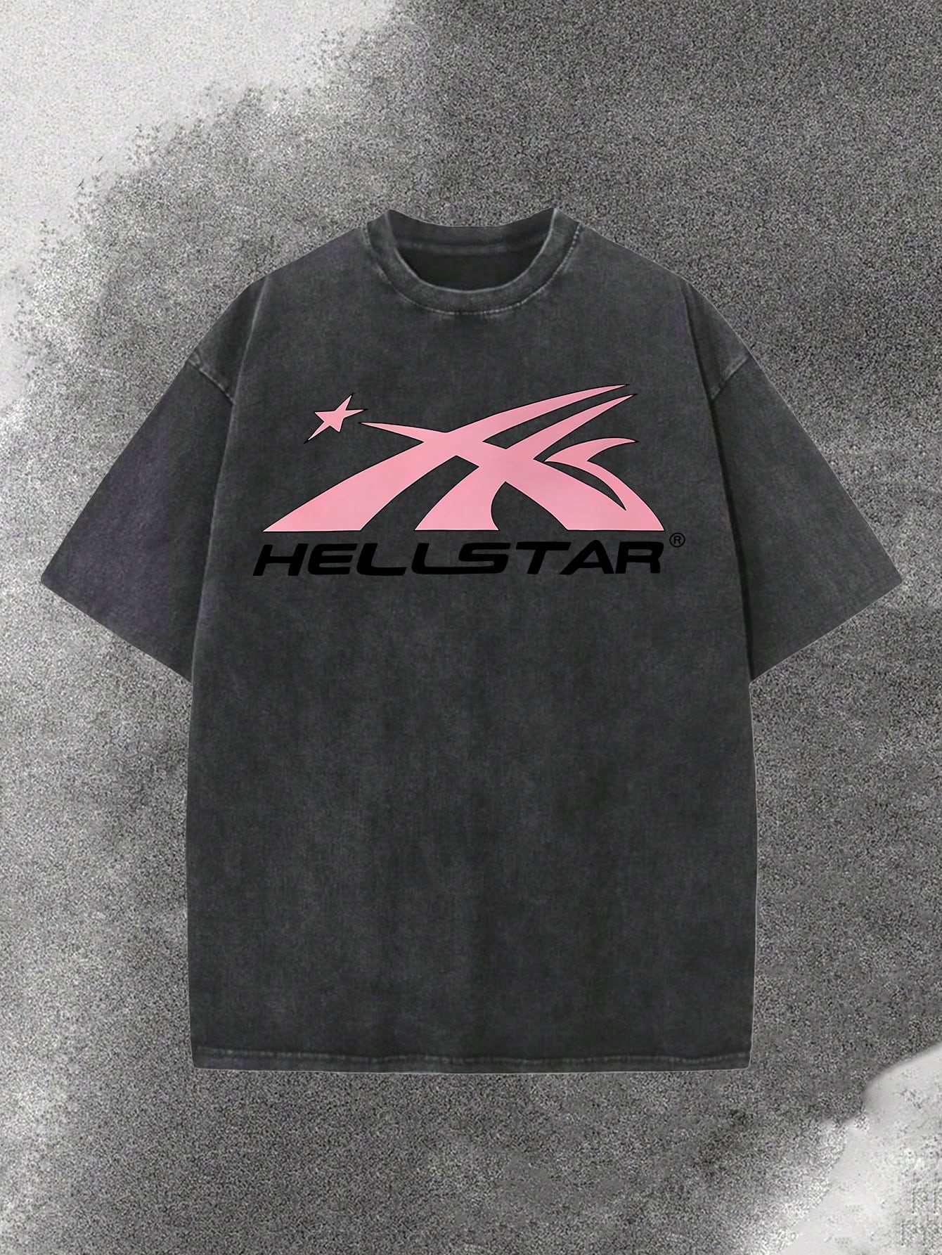 Distressed Washed Black Oversi - огляд і ціна Tee Graphic Print