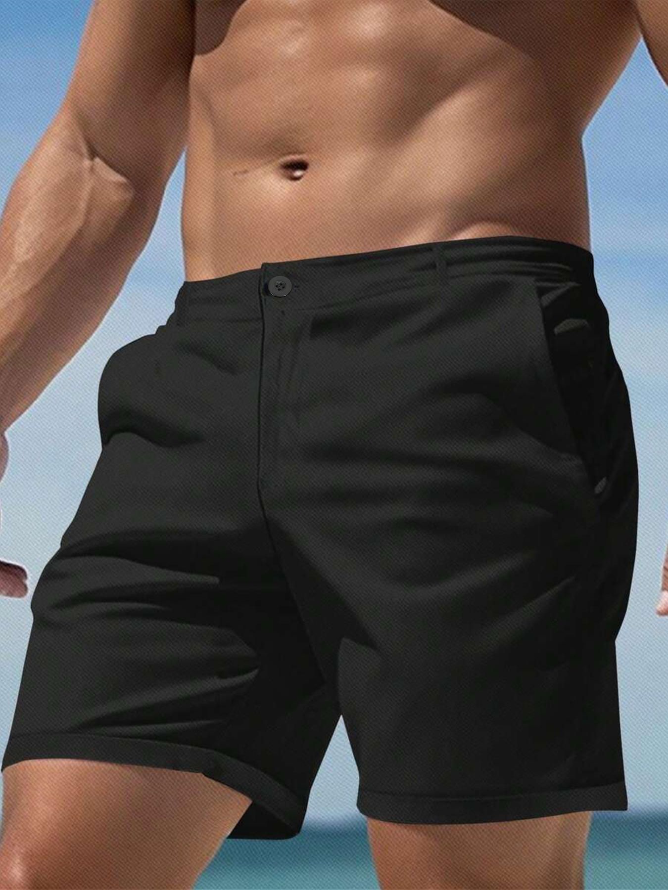 Men's Slim Fit Chino Shorts Su - огляд і ціна Shorts Chino Slim