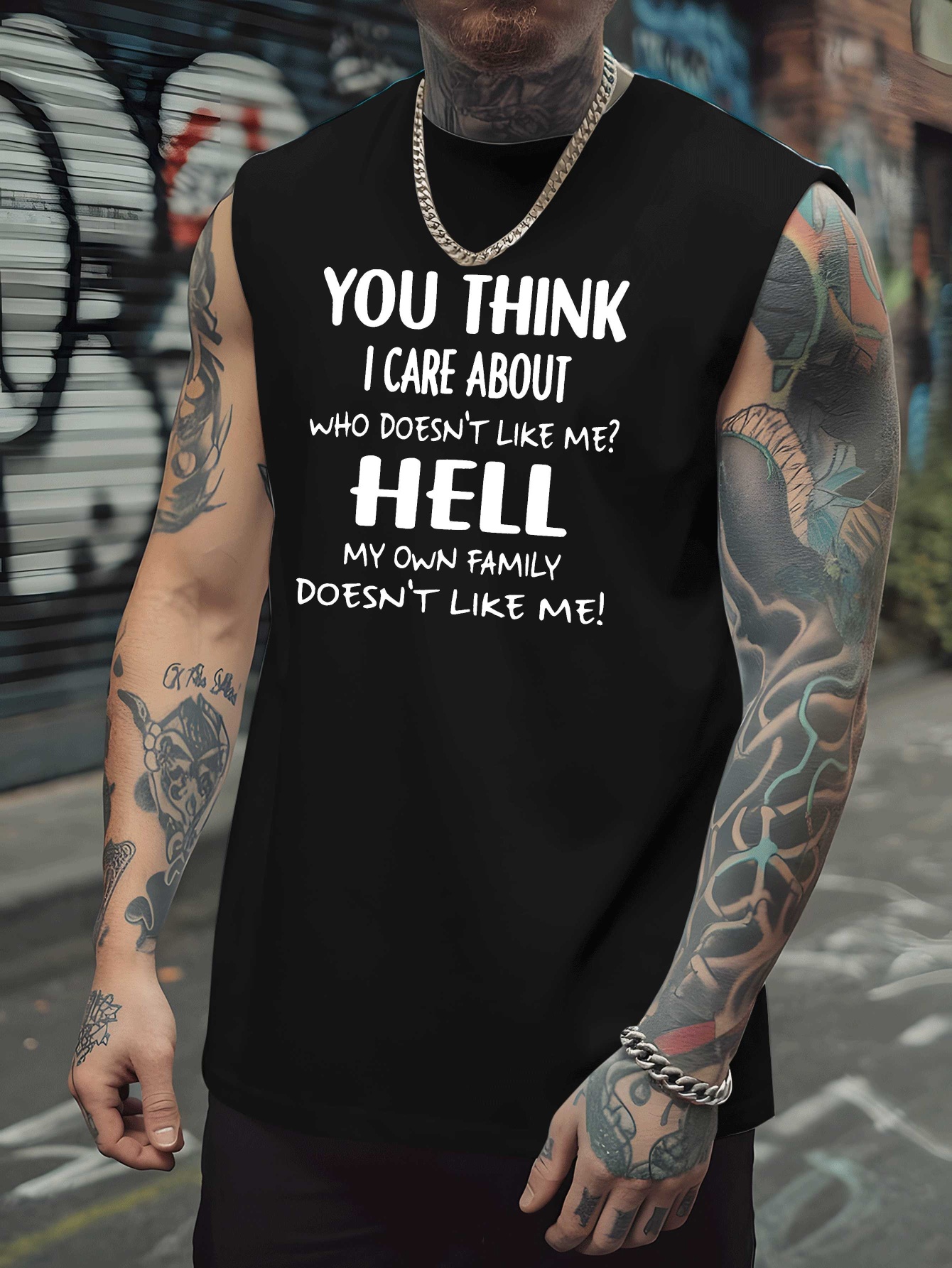 Men's Fun Quotes Sleeveless Mu - огляд і ціна Tank Top Muscle