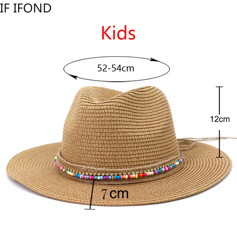 New Summer Boy Girl Kids Straw - огляд і ціна Bucket Hat Straw
