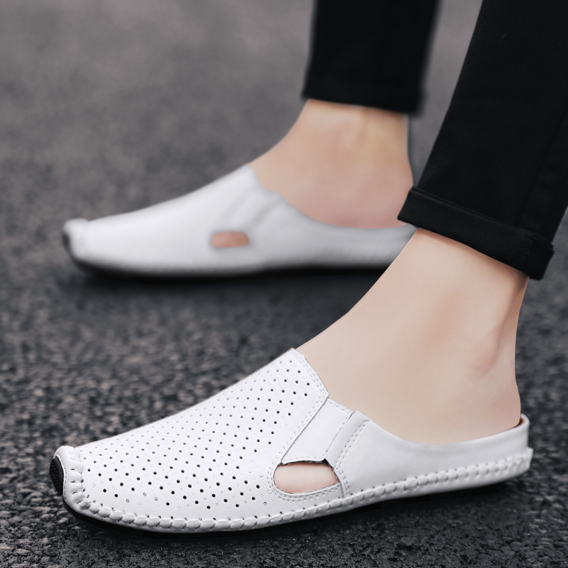 Half Slipper for Men Sandals 2 - огляд і ціна Flip Flop Leather Men